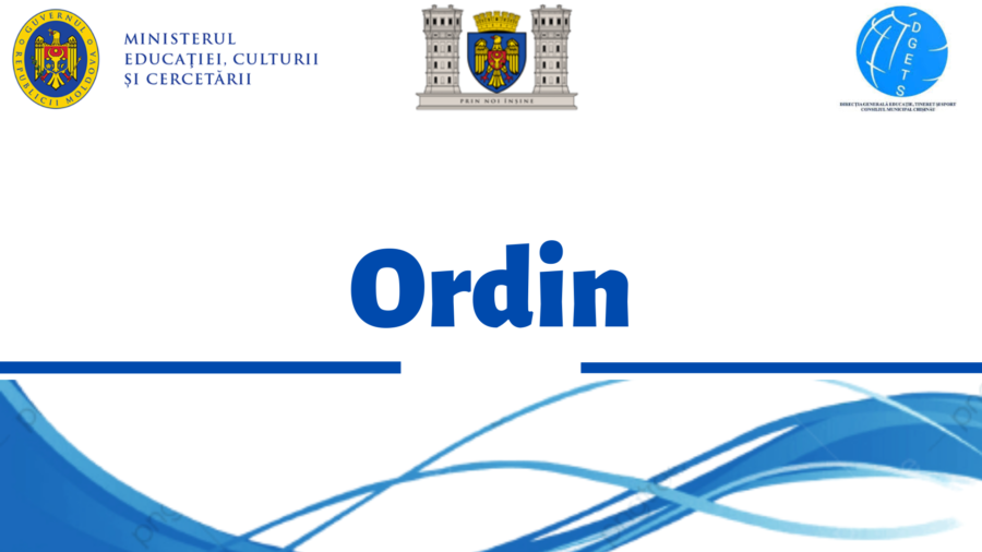 În atenția directorilor instituțiilor de învățământ secundar, ciclul I și II